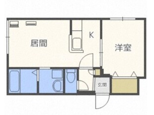 ポラリス環状通東の物件間取画像